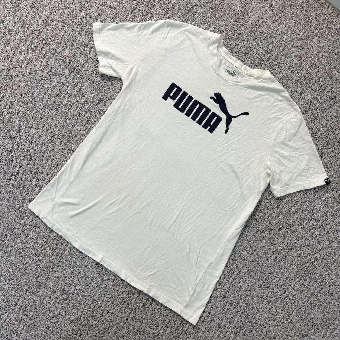 L 푸마 반팔 티셔츠 기본티 0415J 상품이미지1