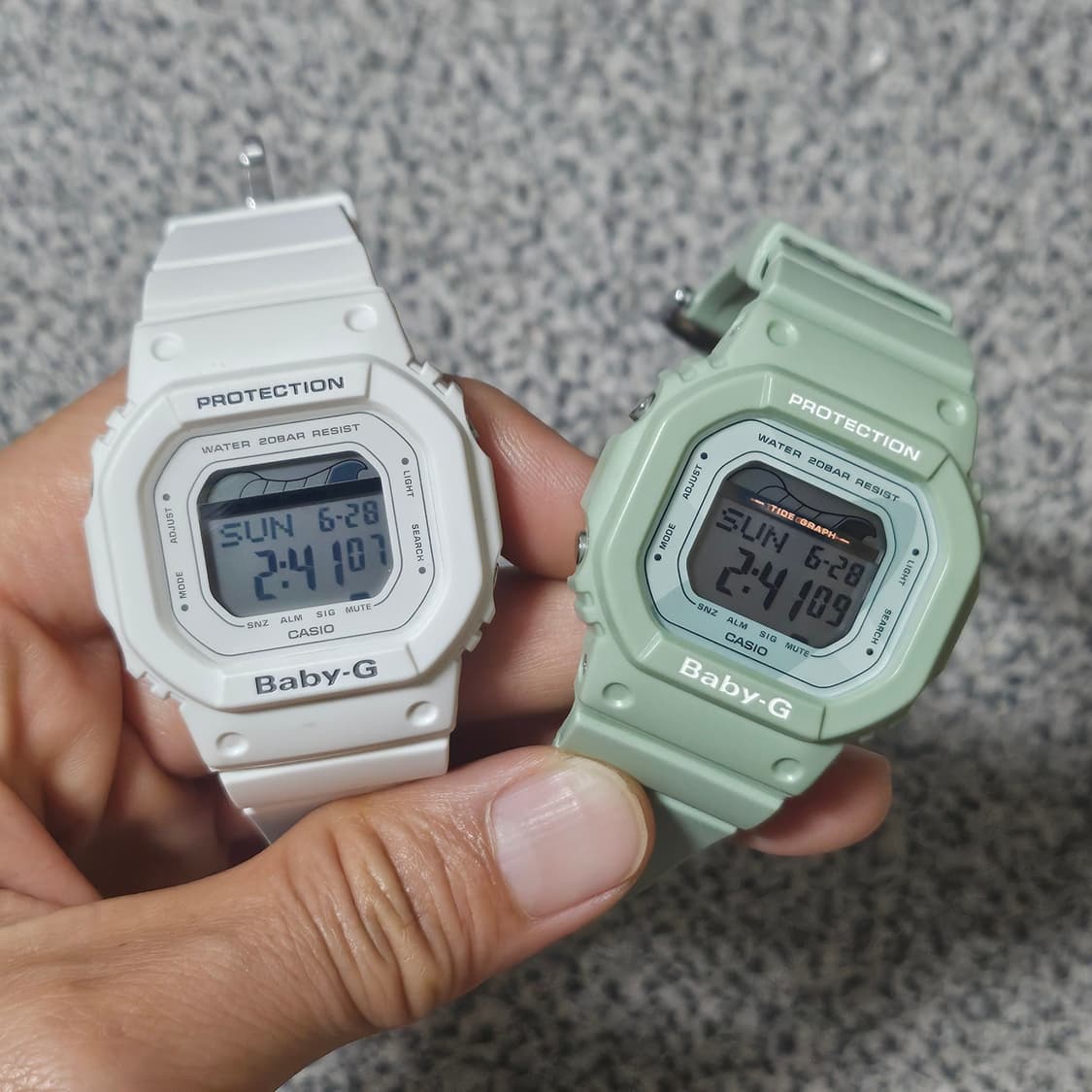 베이비지 BabyG blx-560 올리브 & 화이트 지샥 gshock 상품이미지1