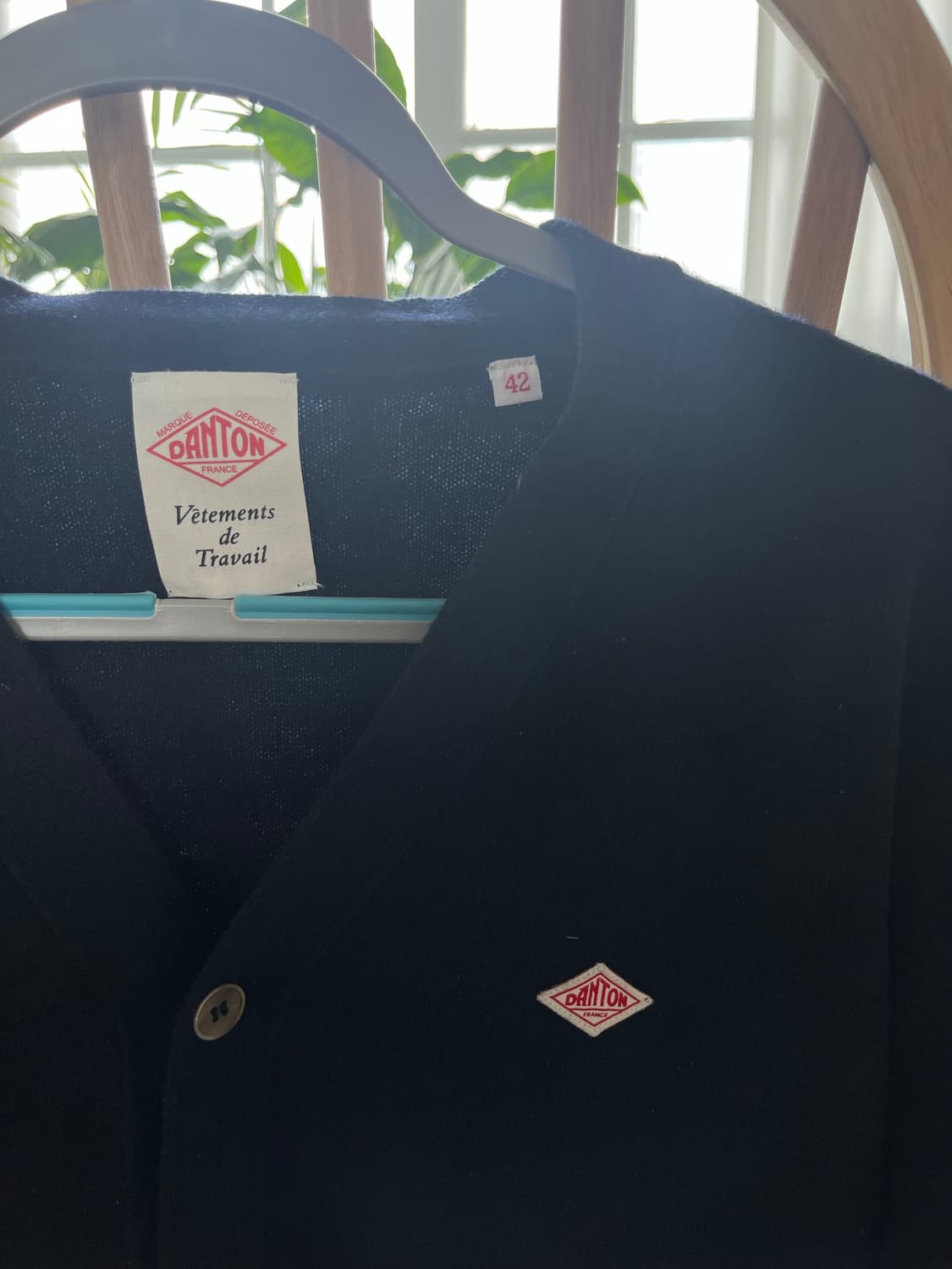 DANTON MEN'S LAMBSWOOL V-NECK KNIT CARDI 상품이미지2