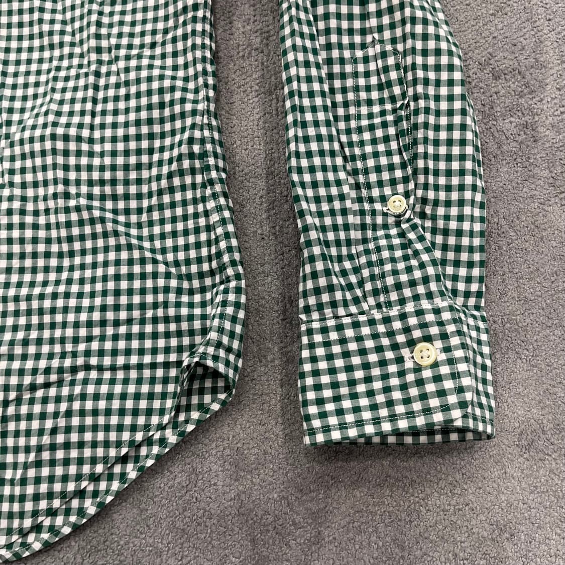 M 폴로 랄프로렌 긴팔 깅엄 체크 셔츠 상품이미지3