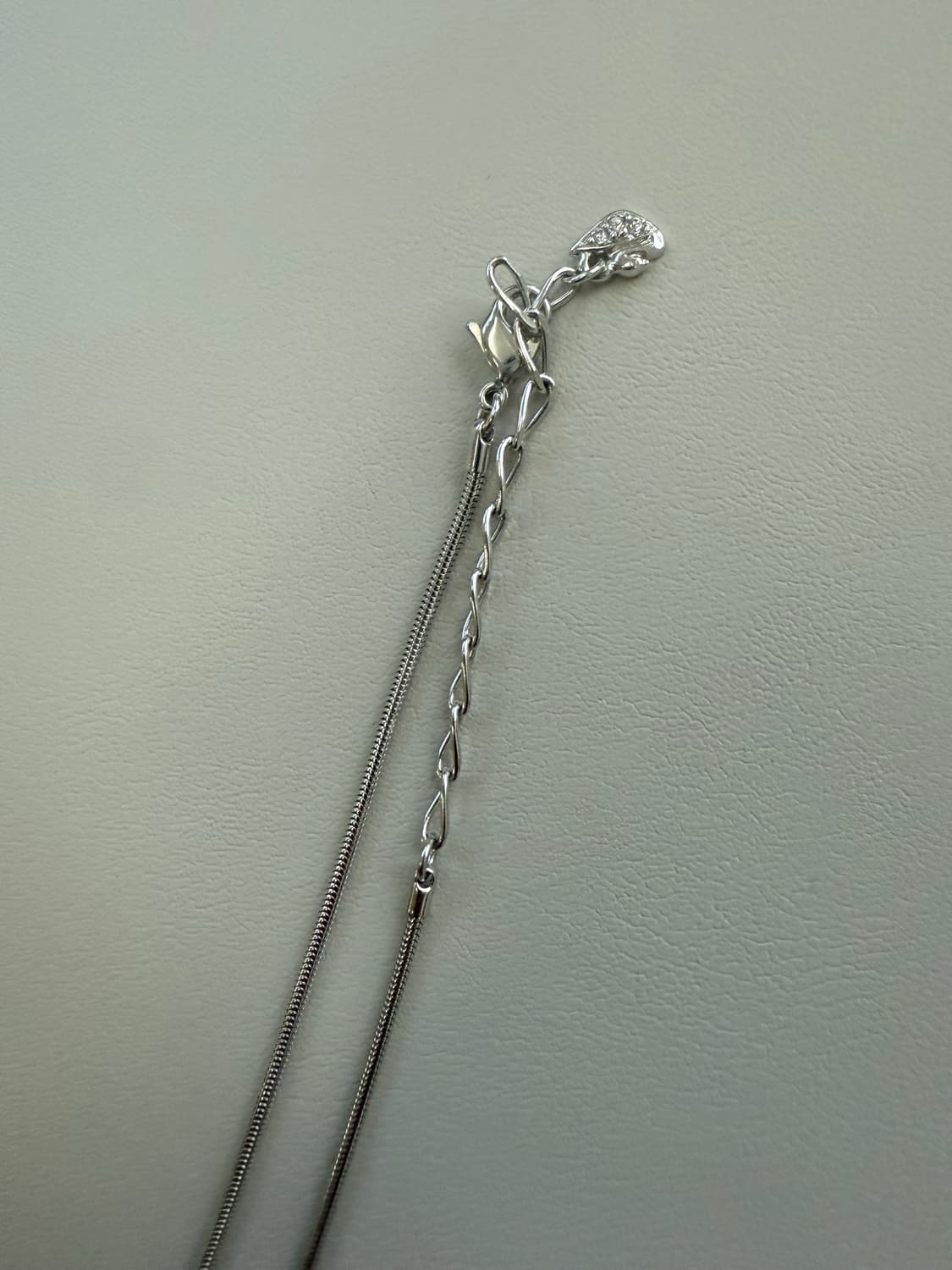 스와로브스키 댄스 네크리스 7열 크리스털 실버 플레이트 은 목걸이 다이아 상품이미지8