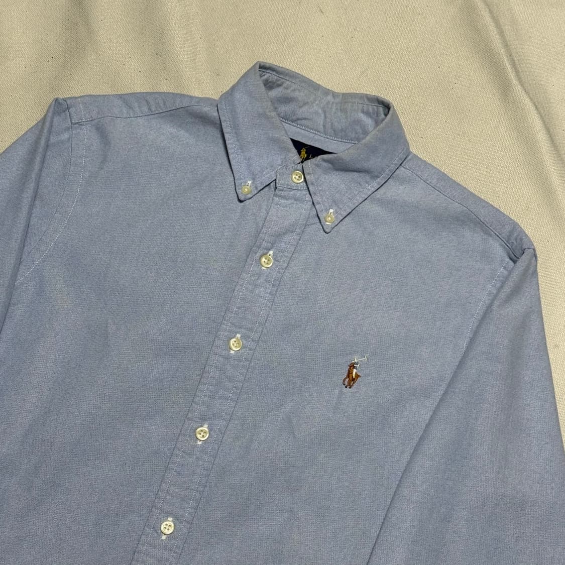 S 폴로 랄프로렌 스카이블루 옥스퍼드 셔츠  상품이미지1