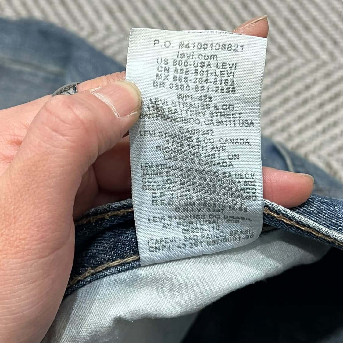 리바이스 527 부츠컷 데님팬츠 s08372 상품이미지9