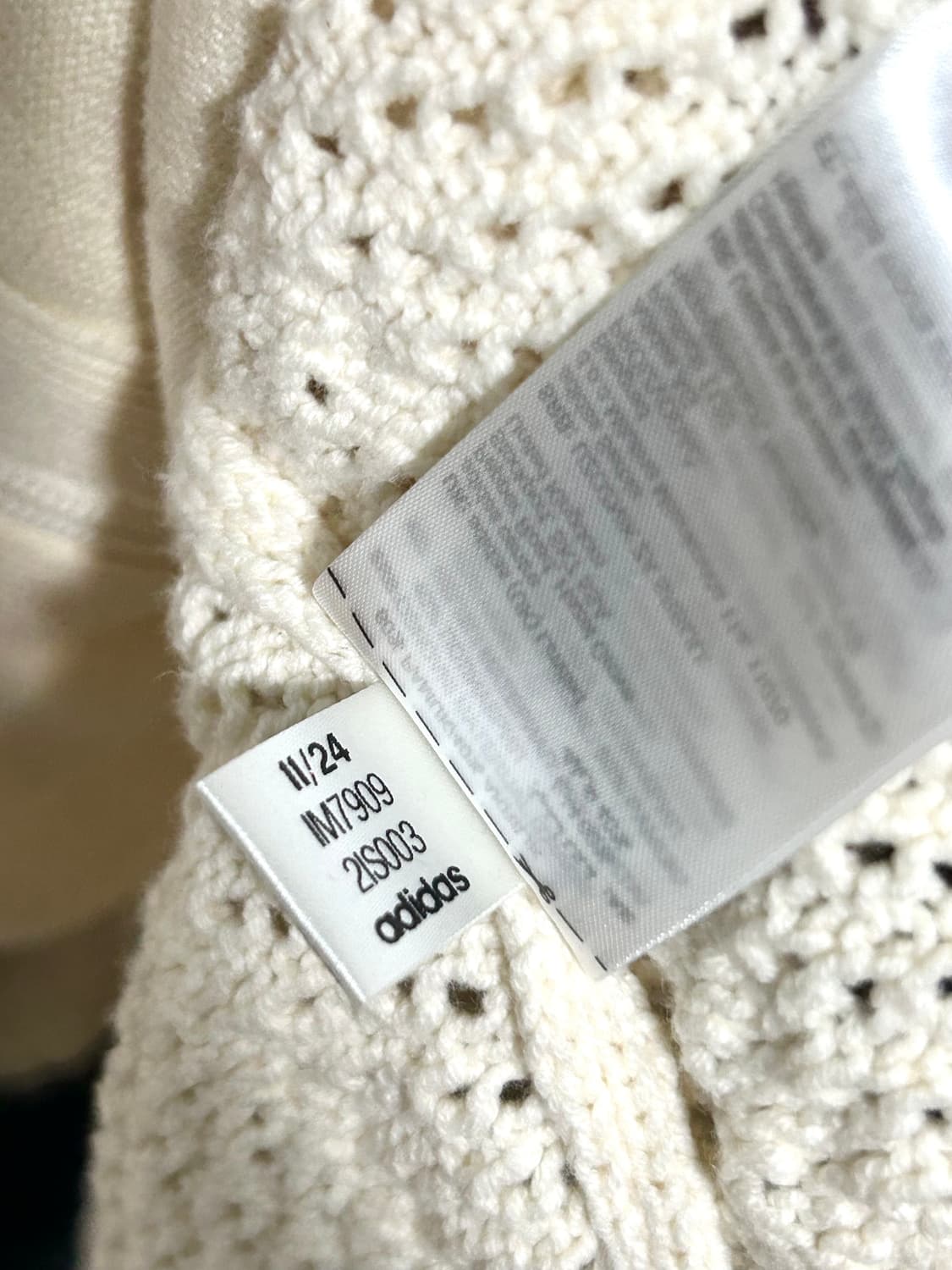 아디다스 클락 크로셰 아이보리 트랙탑 져지 상품이미지7