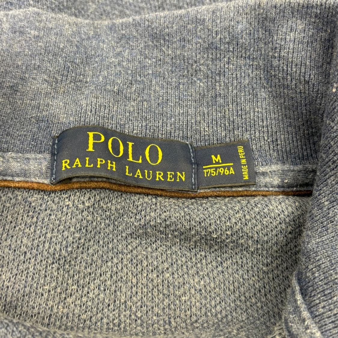 M 폴로랄프로렌 코튼 네이비 하프 집업 스웨터 상품이미지4