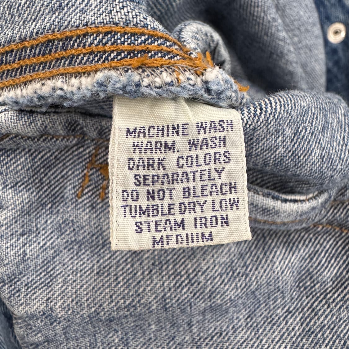 6size 폴로 랄프로렌 폴로키즈 90s 데님 덩가리 자켓  상품이미지8