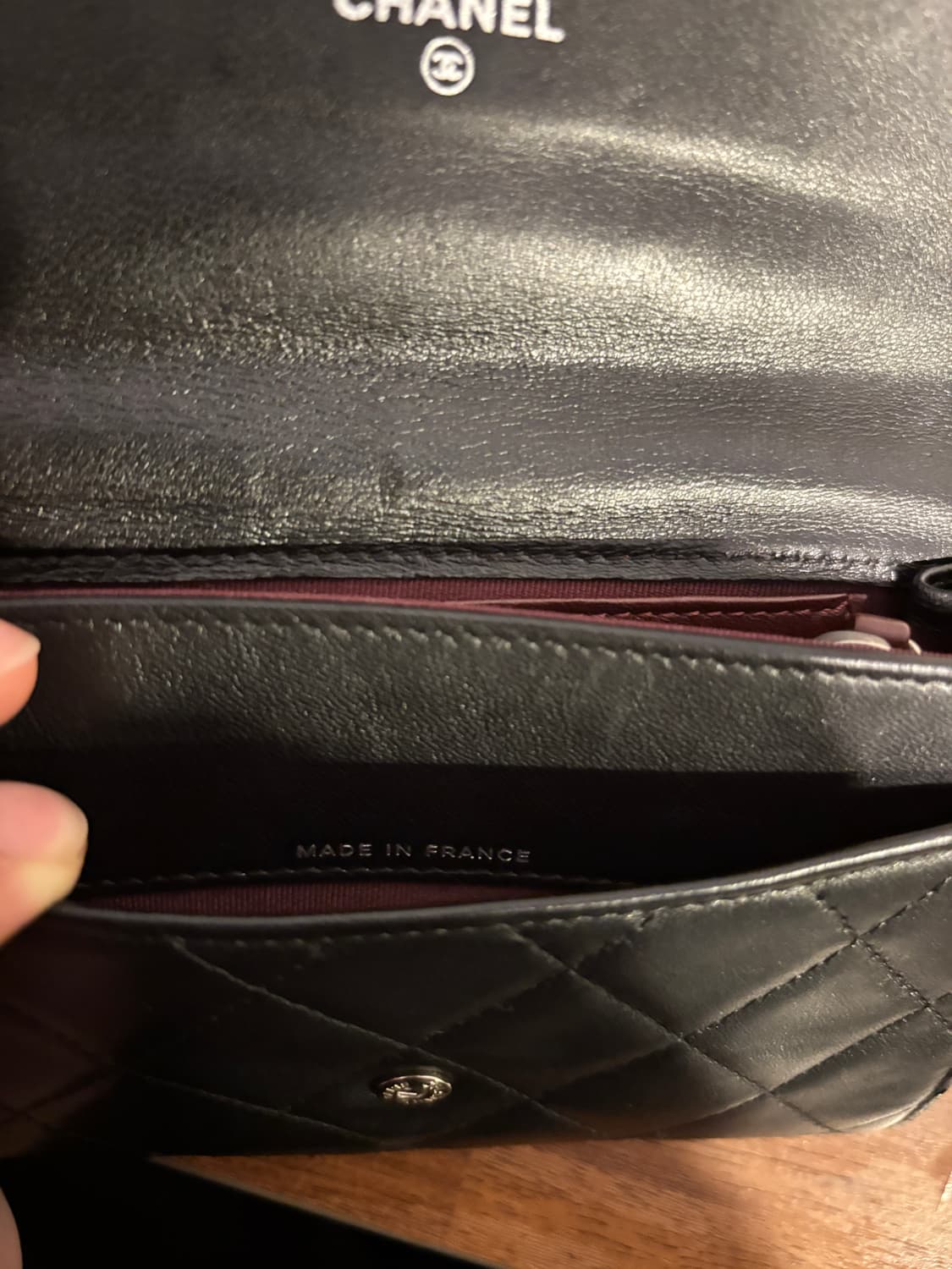 공효진 샤넬 램스킨 은장 지갑 상품이미지4