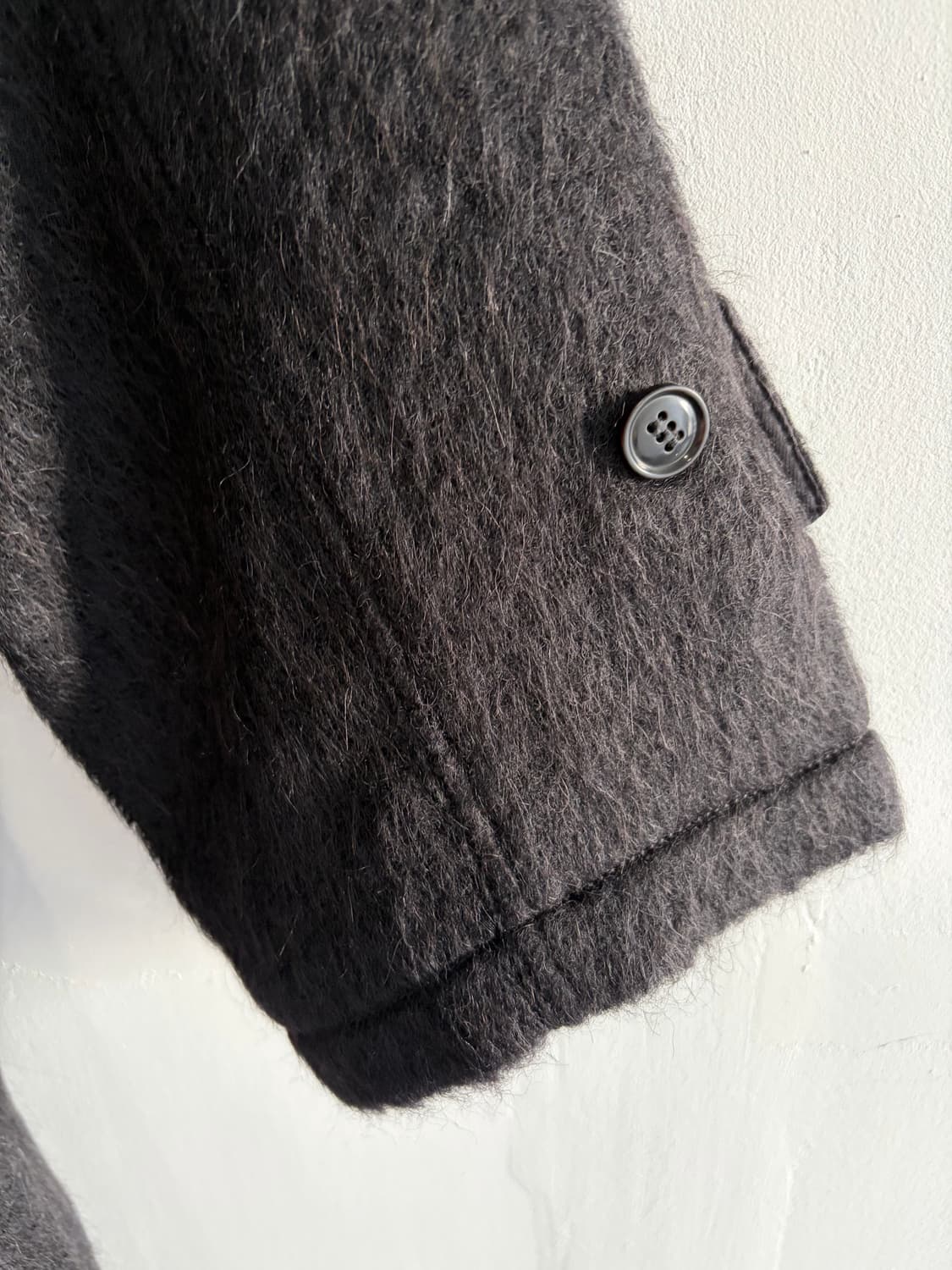 Stussy 스투시 모헤어 롱코트 L 상품이미지8