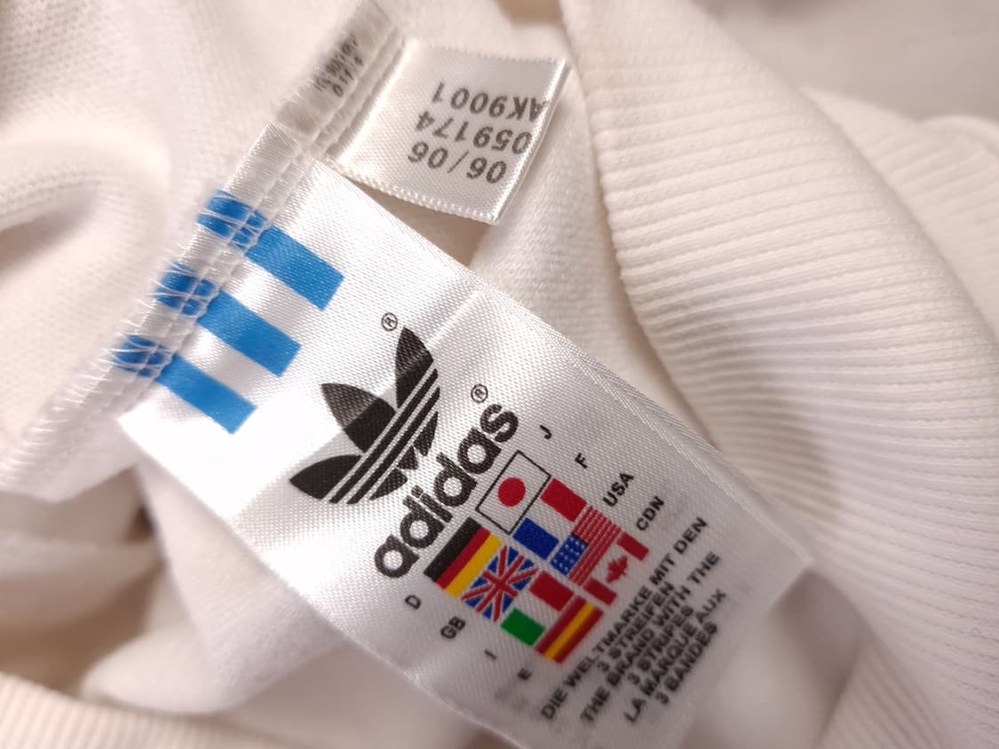 오리지날 아디다스 화이트 레드 삼선 런던 트렉탑져지 상품이미지4