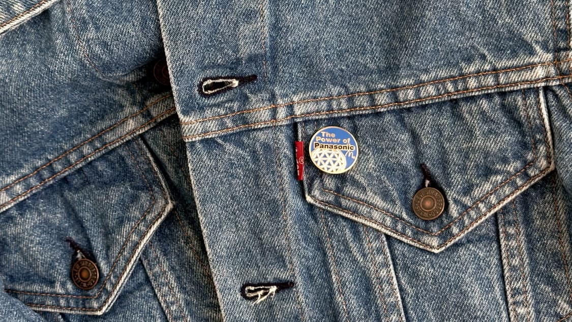 맥도날드 빈티지 크루 핀뱃지 라펠핀 ‘Panasonic’ 상품이미지3