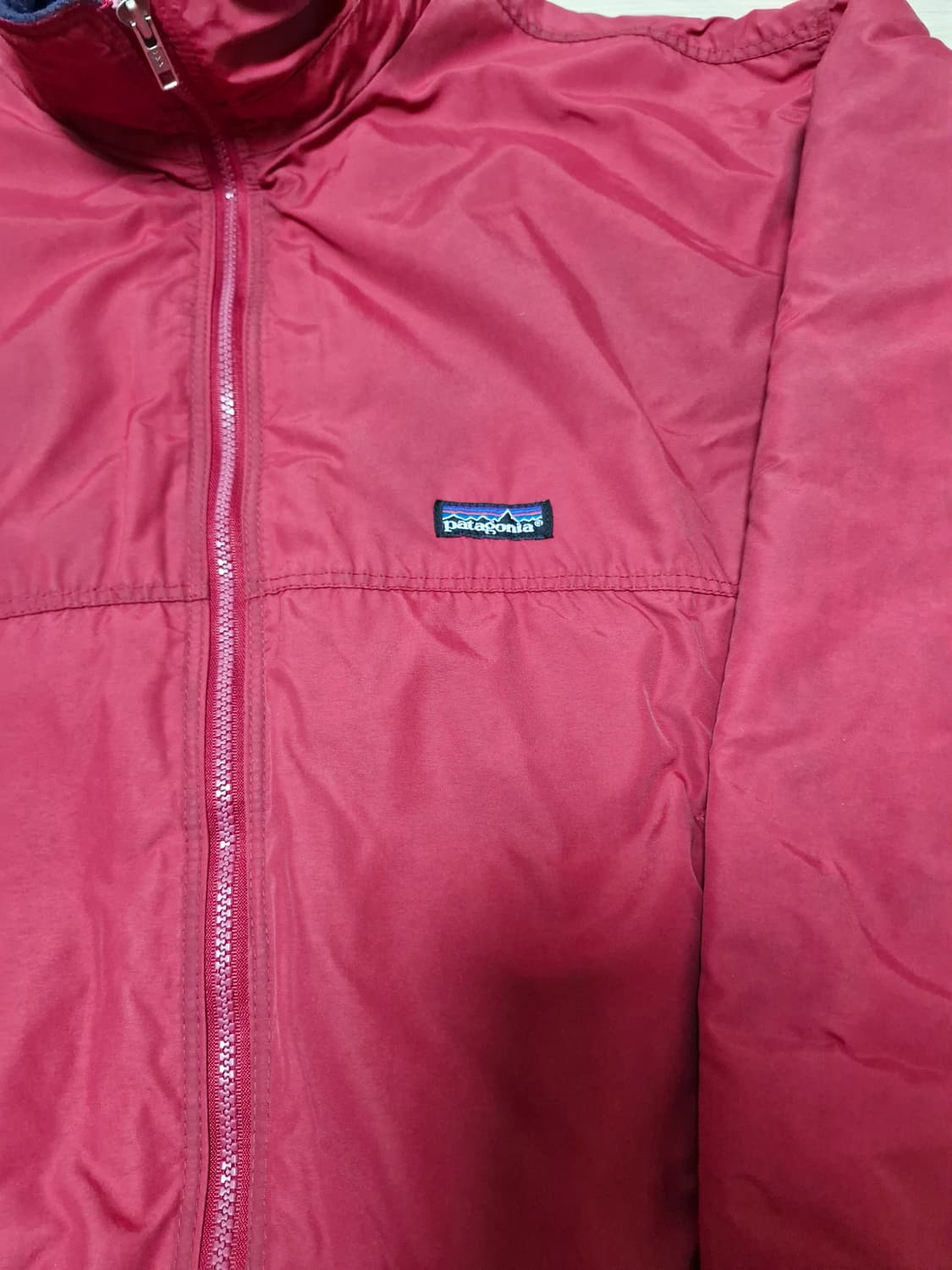 [XL] 90s 파타고니아 쉘드 신칠라 버건디 네이비 안감 상품이미지3