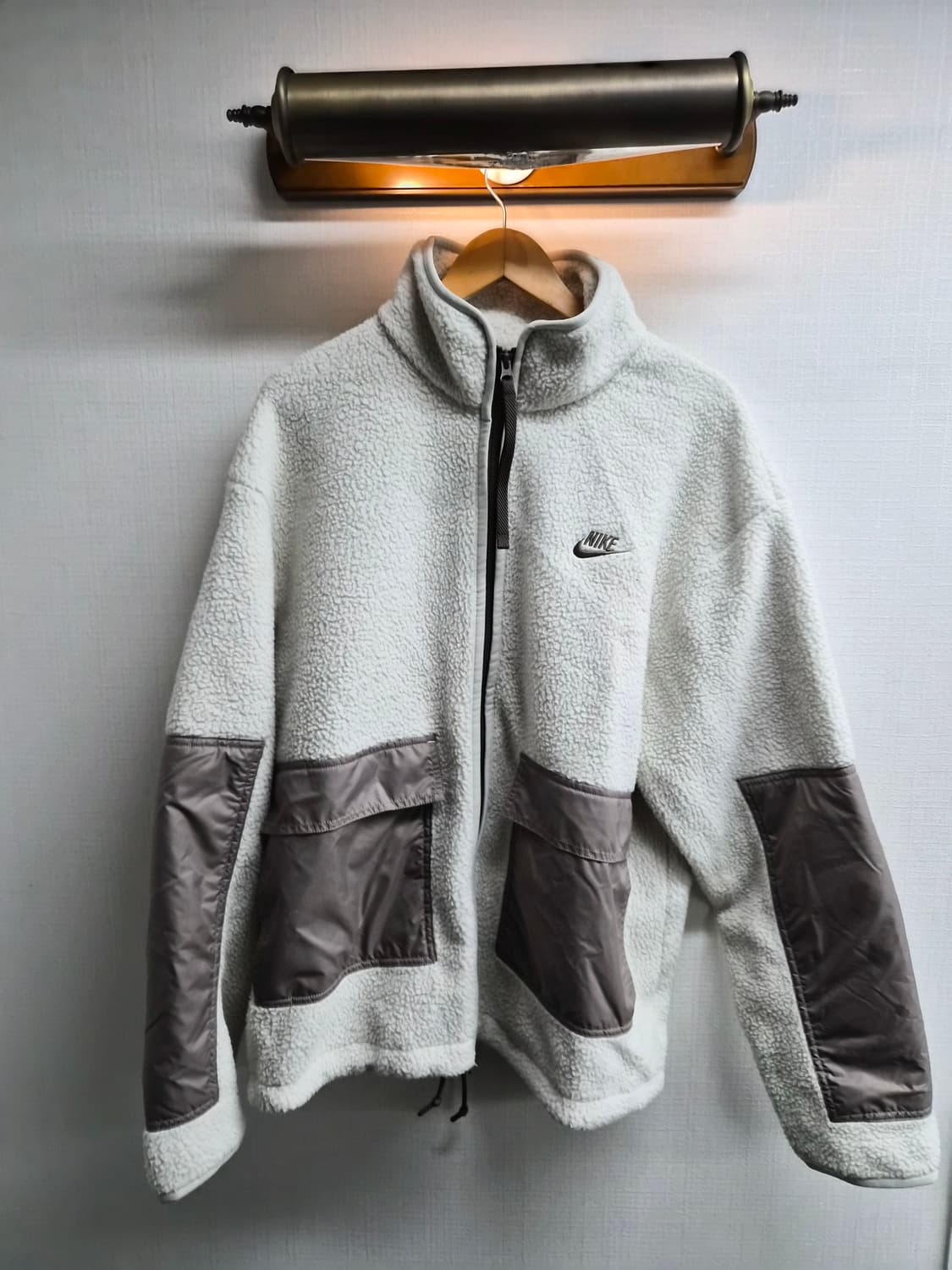 XXL) 나이키 NSW 에센셜 쉐르파 플리스 점퍼 팝니다 상품이미지1