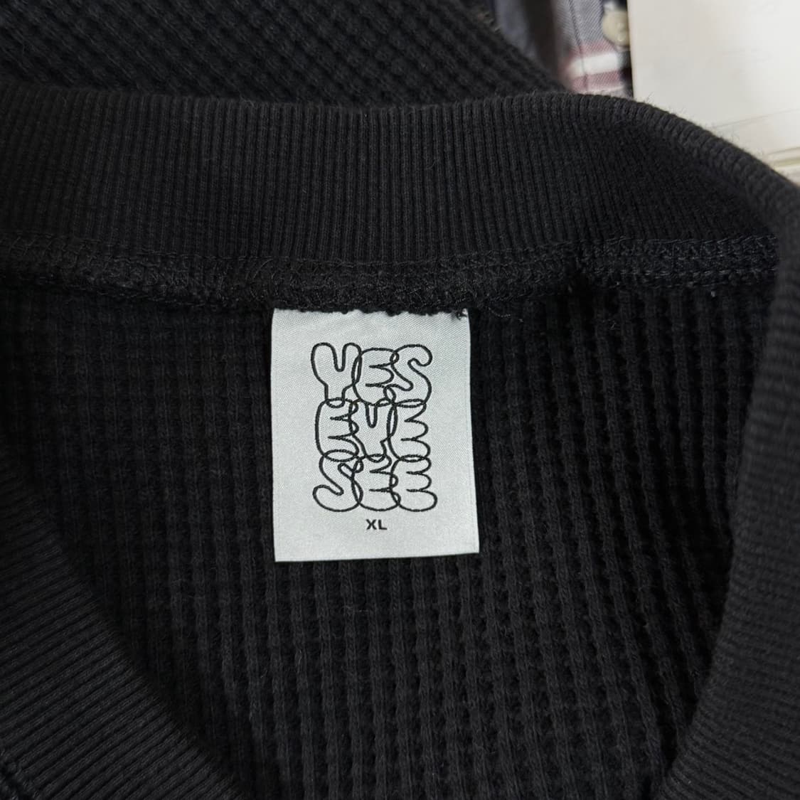 [XL] 예스아이씨(YESEYESEE) 와플 긴팔티 니트 상품이미지6