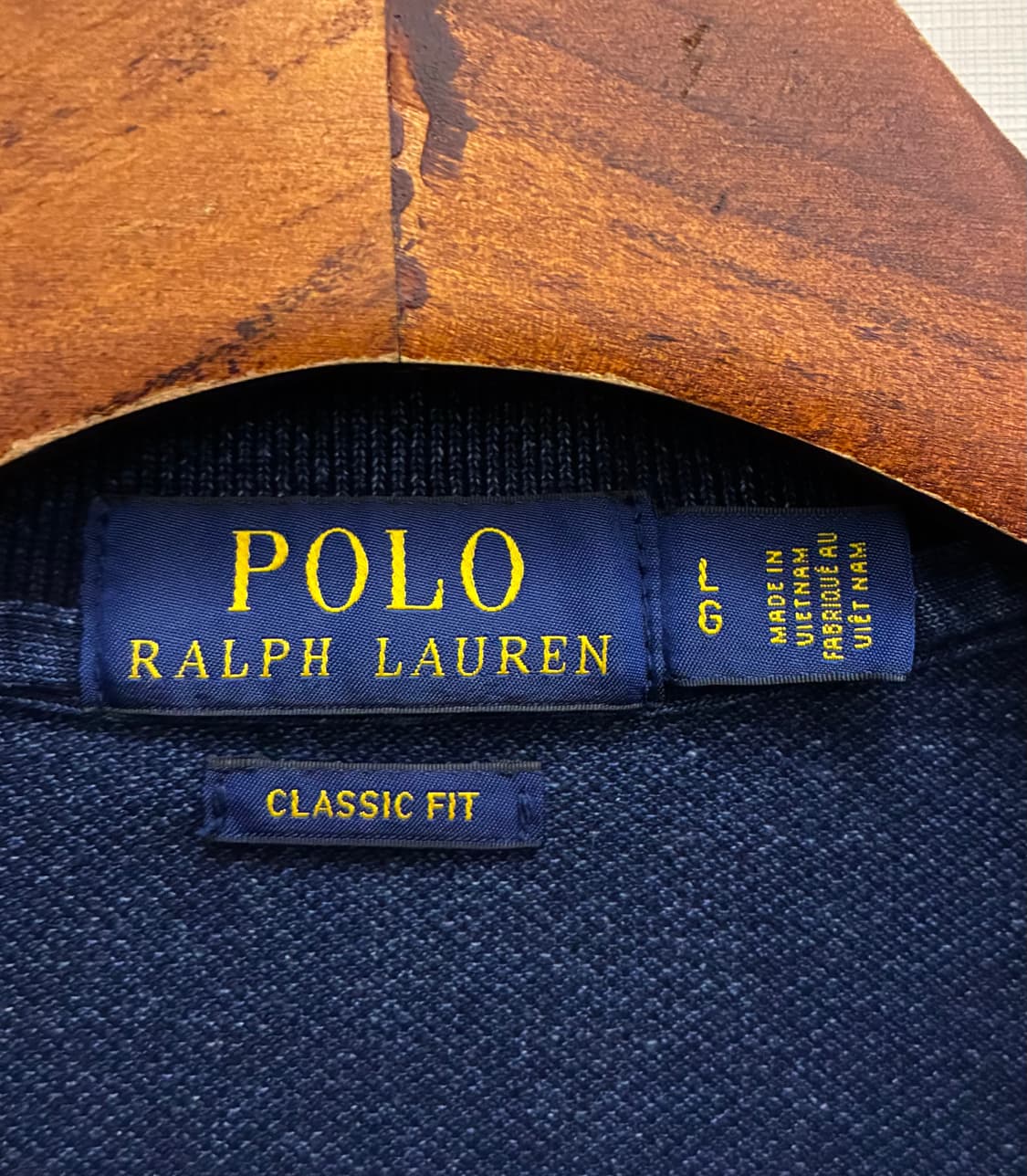(L~XL)POLO 폴로랄프로렌 인디고 빈티지 다잉 코튼 반팔 PK카라티 상품이미지9