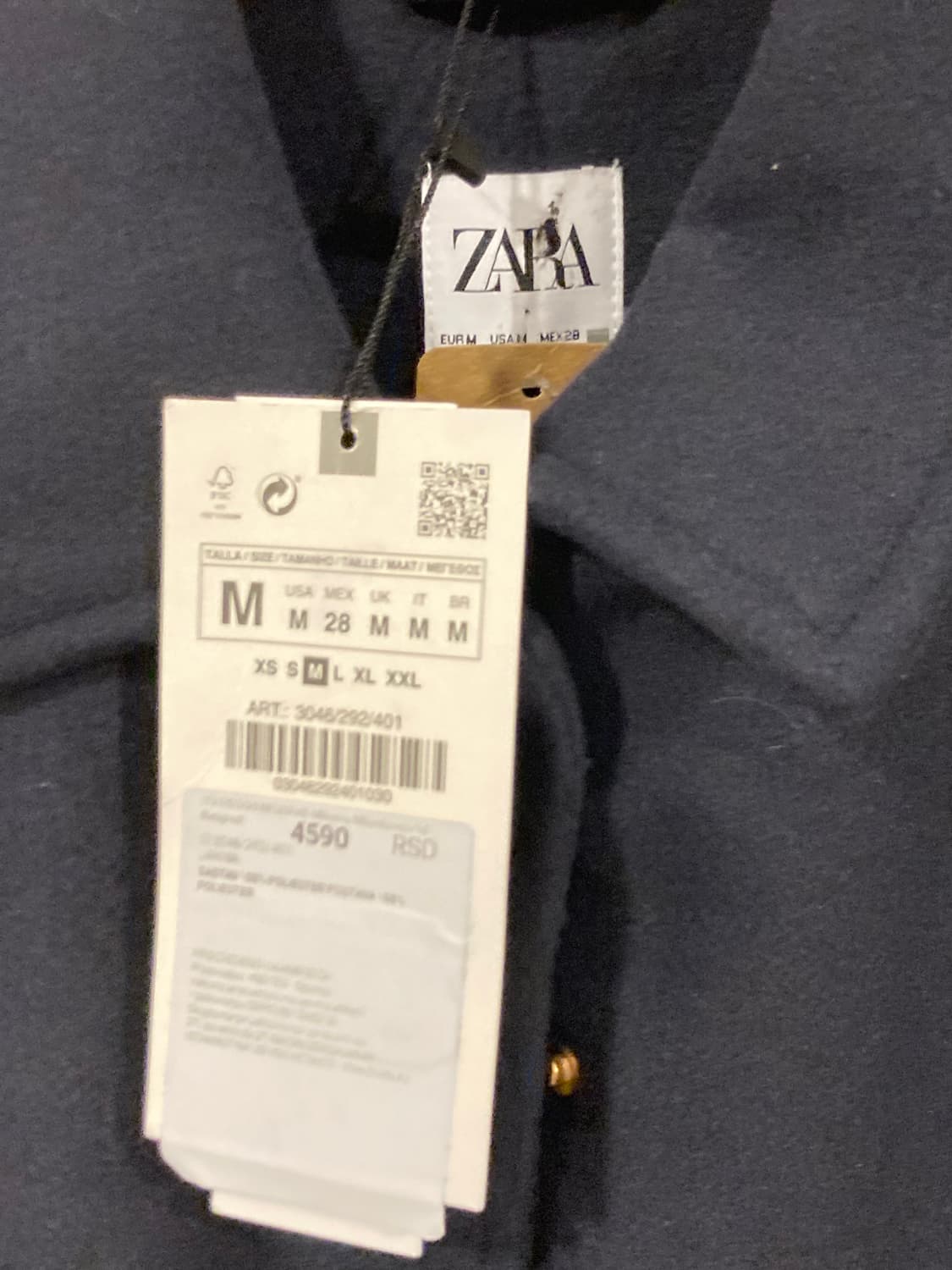 자라 여성 숏자켓 상품이미지2