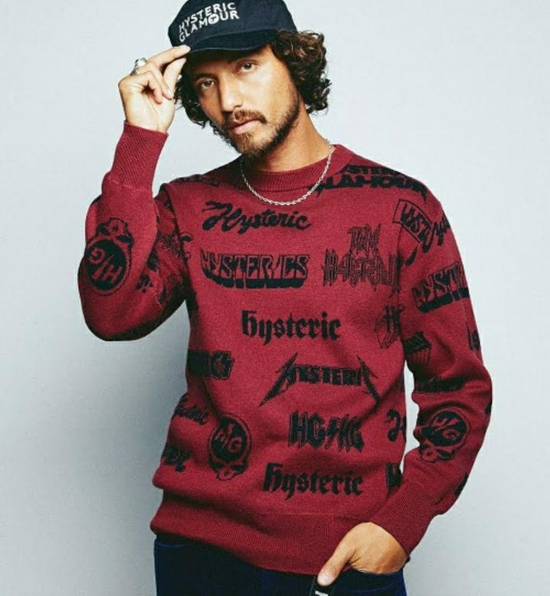 [L] 히스테릭글래머 로고 니트 스웨터 상품이미지9