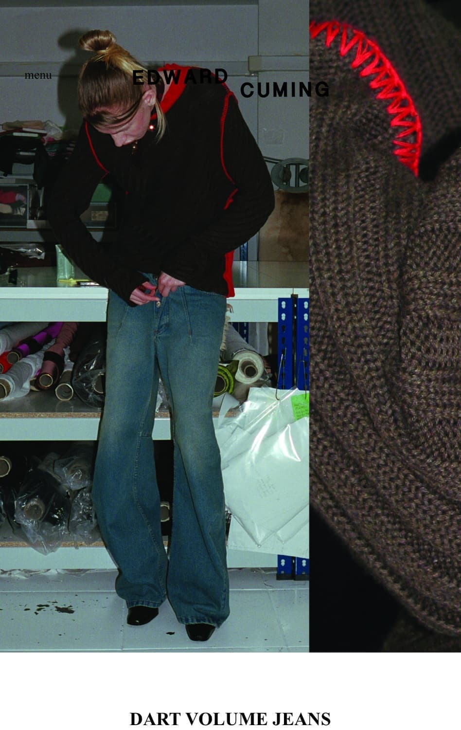 Edward cuming Dart Volume Jeans 1사이즈 상품이미지1