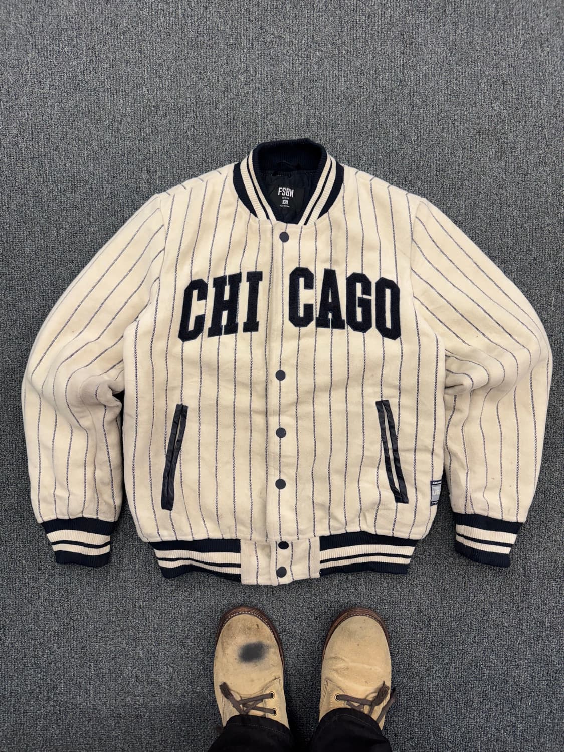 FSBN 빈티지 바시티자켓 상품이미지1