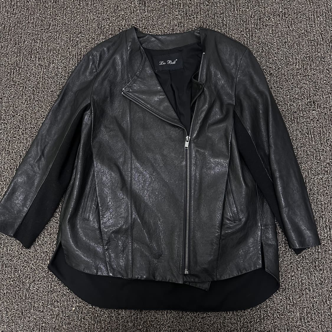 Lio Bell 리오벨 여성 양가죽 라이더 자켓 블랙 55사이즈 상품이미지1