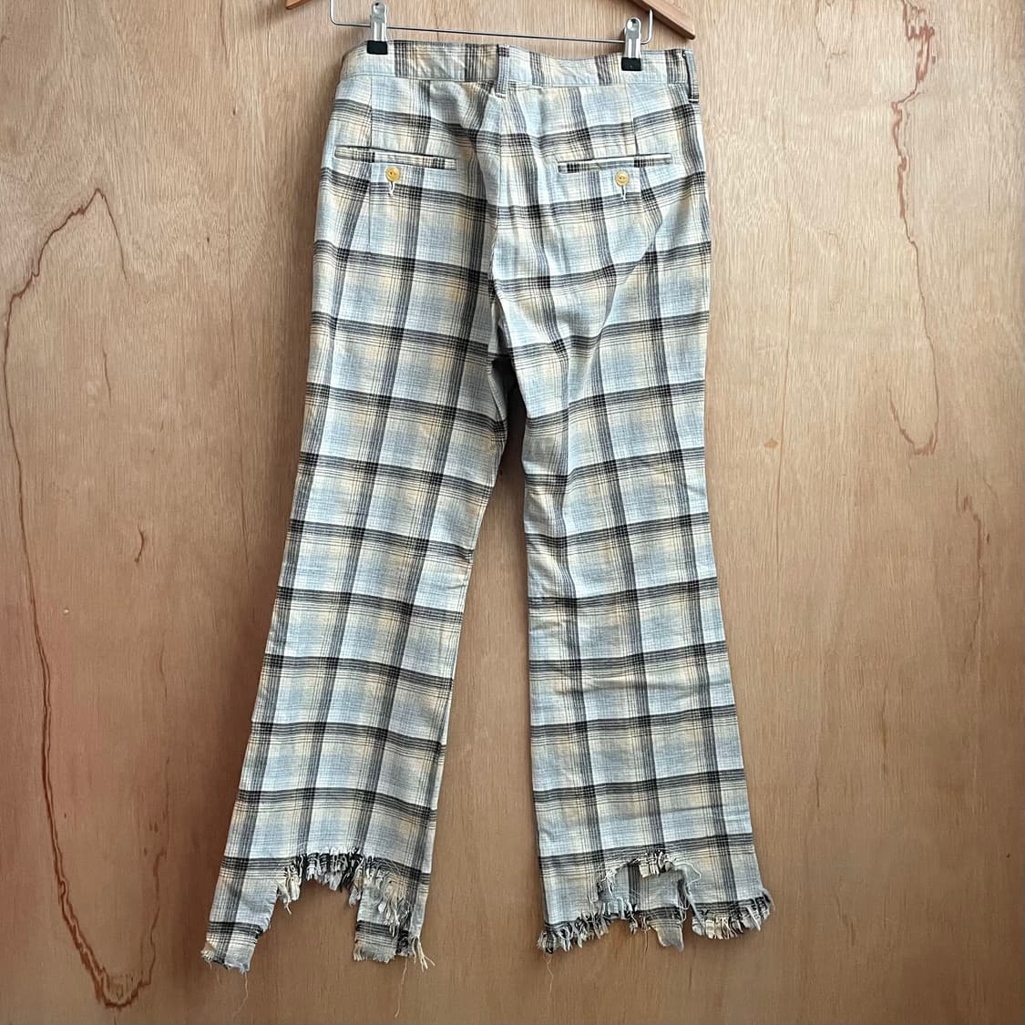 파세타즘 체크 프린지 팬츠 상품이미지3