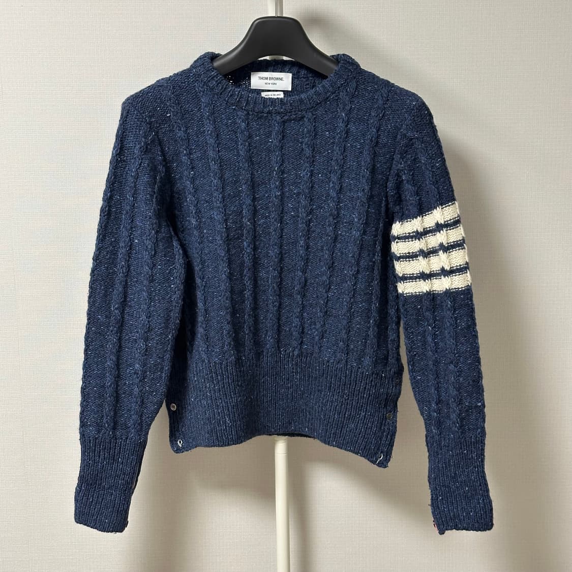 [2] 톰브라운 사선완장 도네갈 케이블 니트 신형 상품이미지1