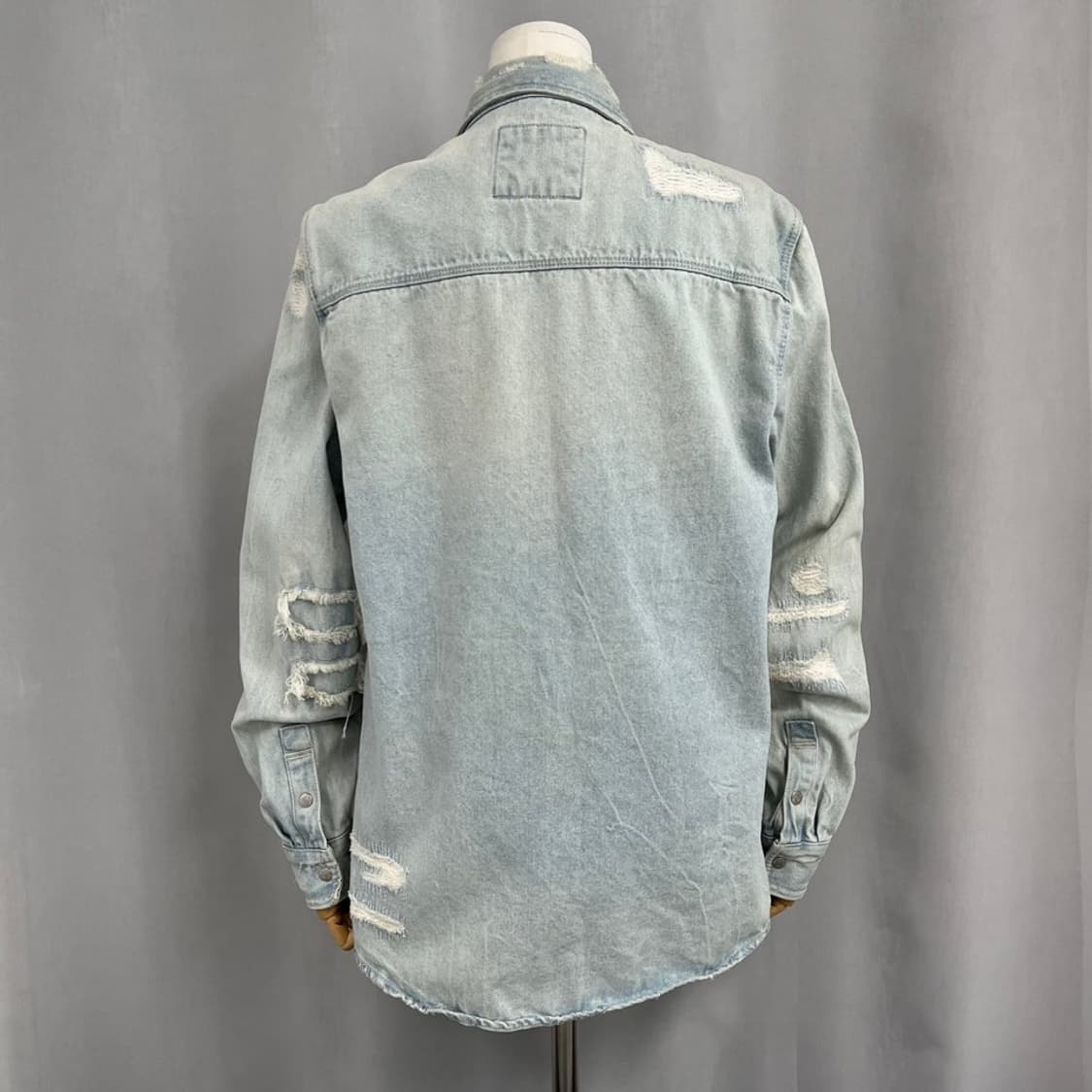 자라 데미지 웨스턴 데님 셔츠/#3612 상품이미지4