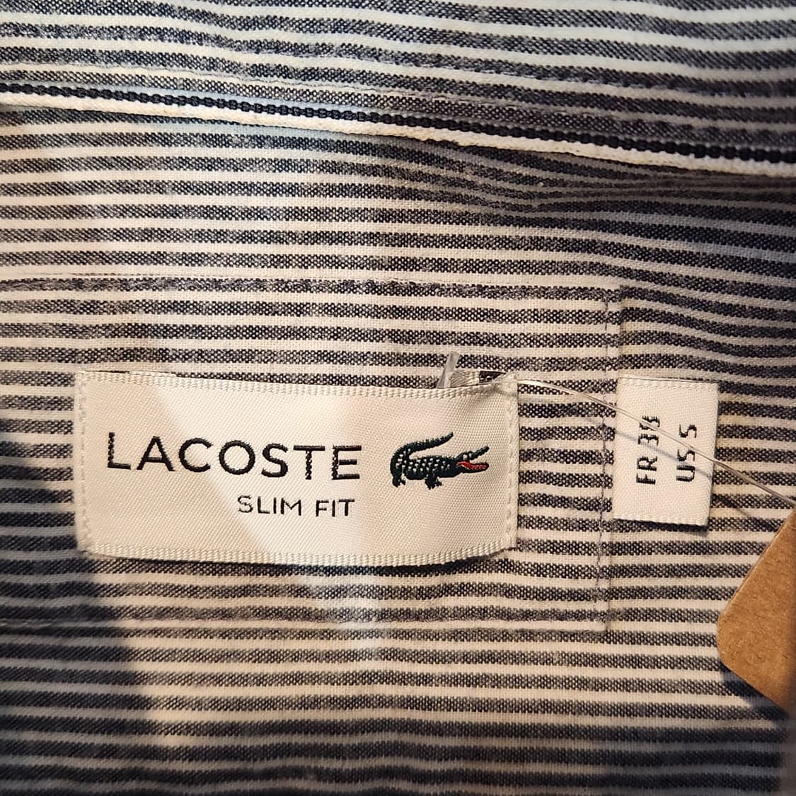 라코스테 스트라이프 긴팔 셔츠 (S) 상품이미지2