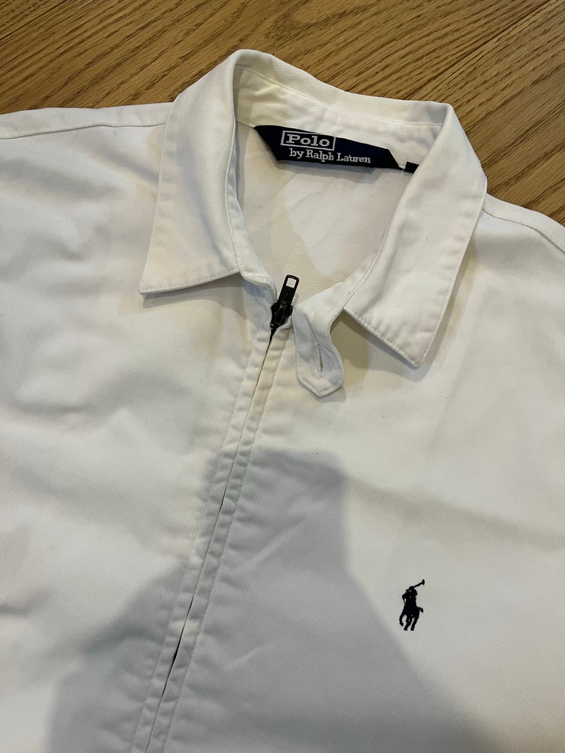 빈티지 랄프로렌 폴로 면자켓 화이트 상품이미지1