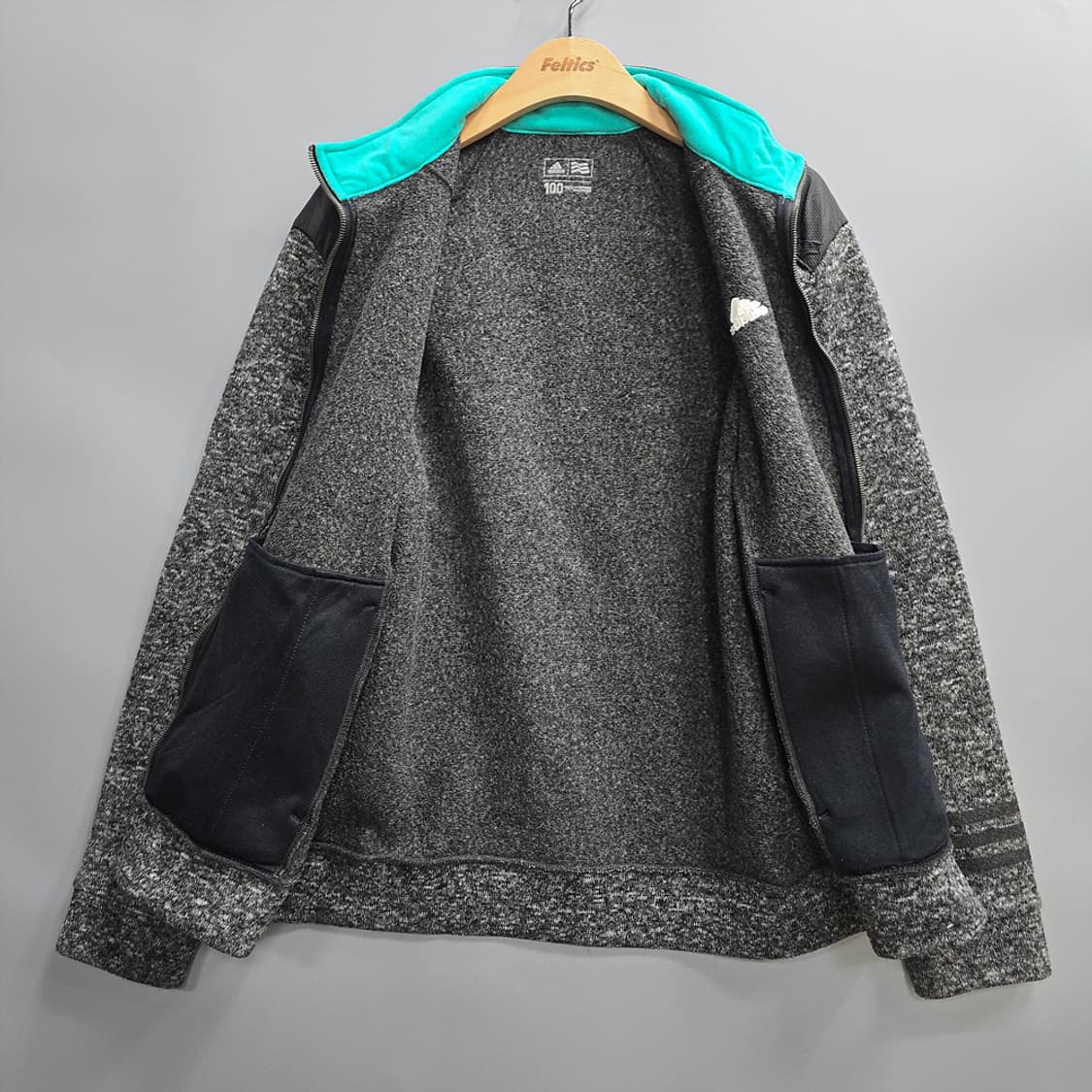 아디다스(adidas) 니트 후리스 플리스 집업 100 상품이미지5