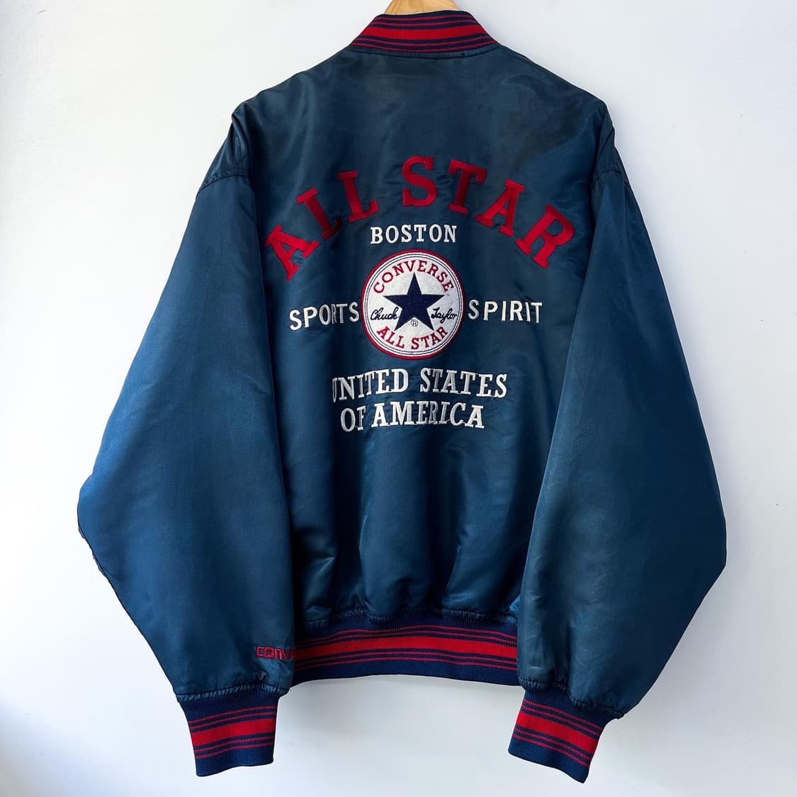 컨버스 90s 제팬 올스타 네이비 샤틴블루종 자켓 상품이미지6