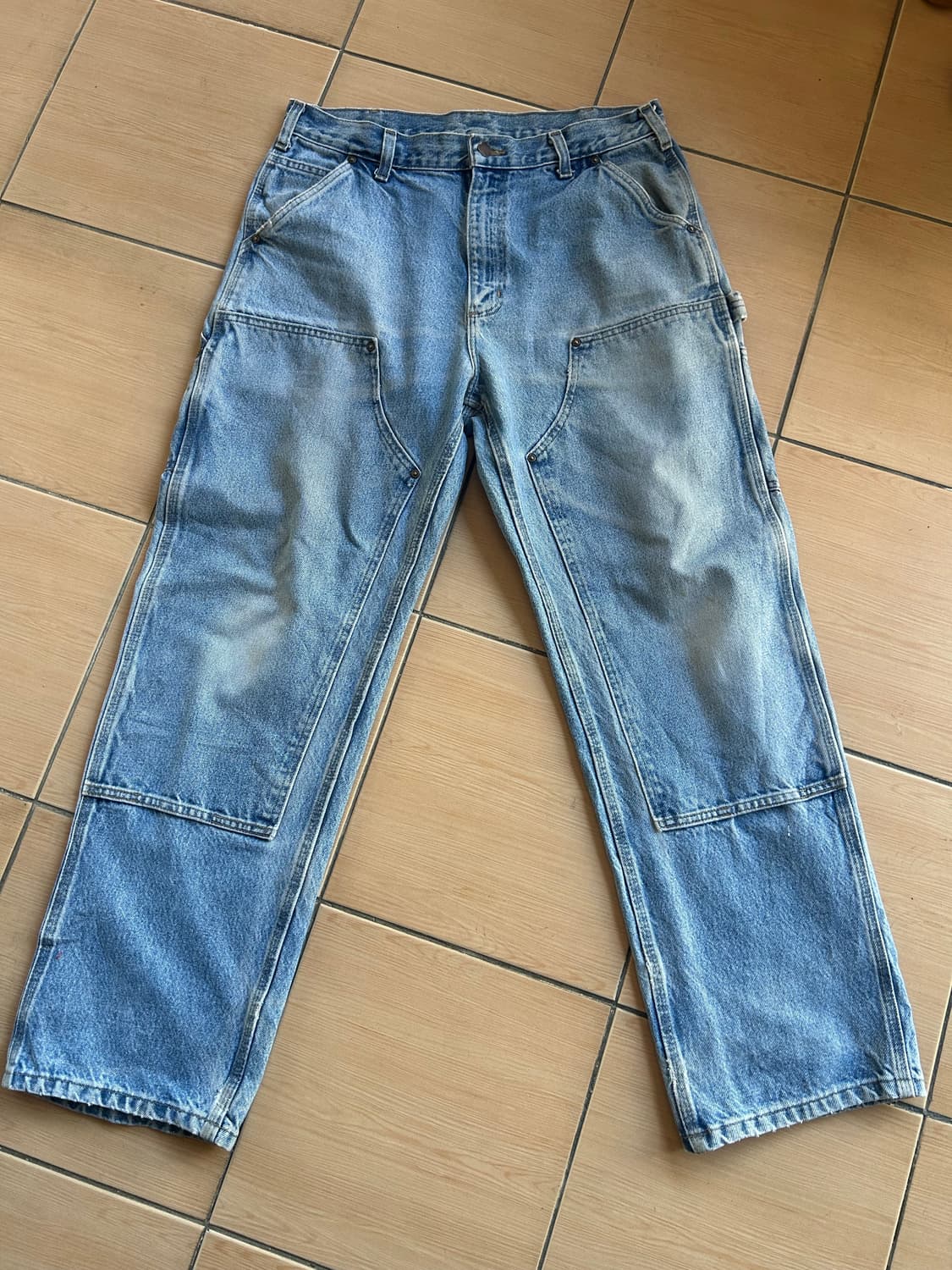 빈티지 칼하트 B73 데님더블니팬츠 34in 상품이미지1