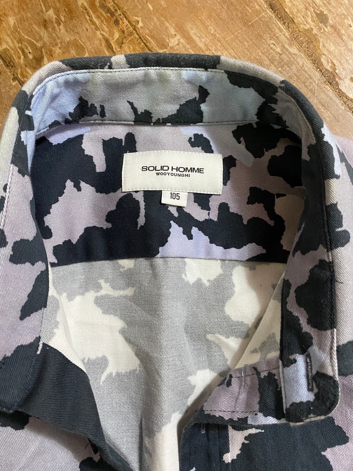 솔리드 옴므 우영미 카모 셔츠 105 (100추천) 상품이미지2