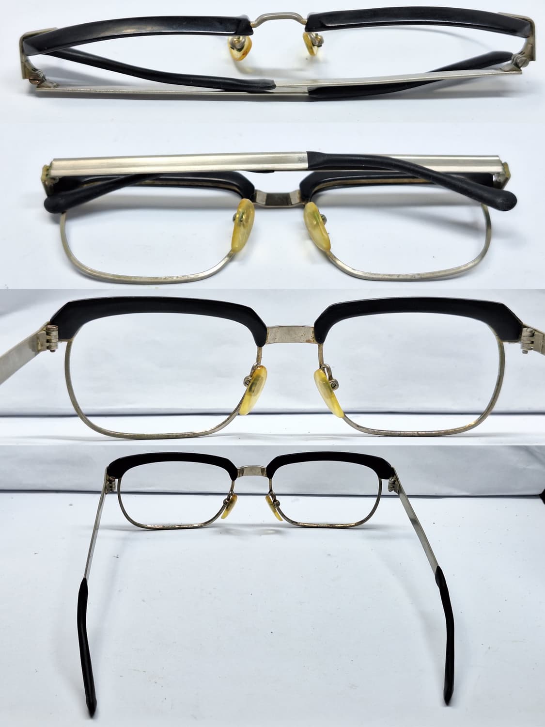 80s 일본 빈티지 SPM 선플래티늄 하금테 안경테 사바에 하우스 브랜드 상품이미지6