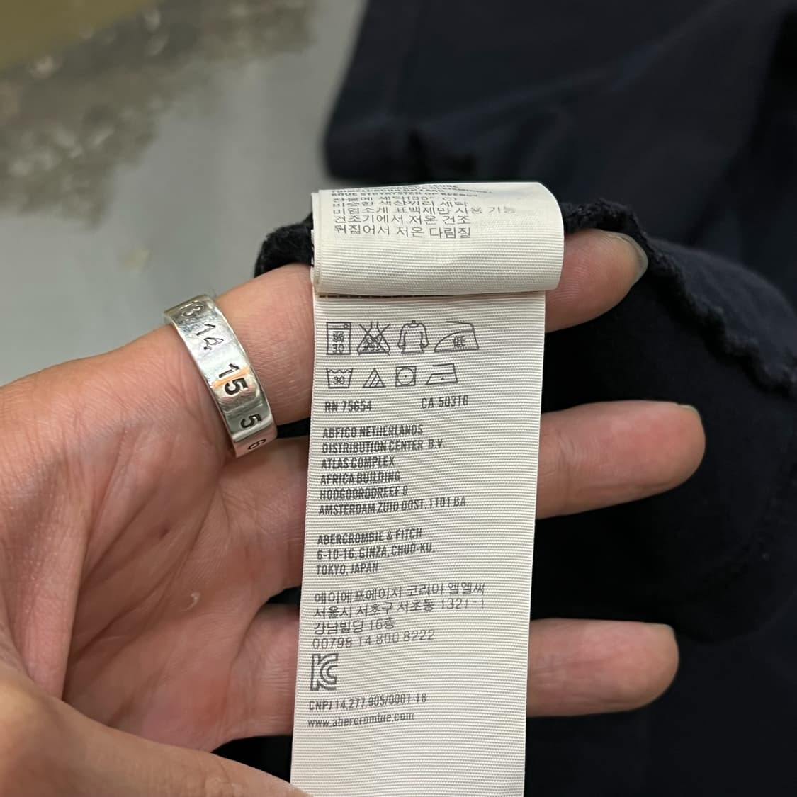 아베크롬비 빅로고 하프티 y12038 상품이미지10