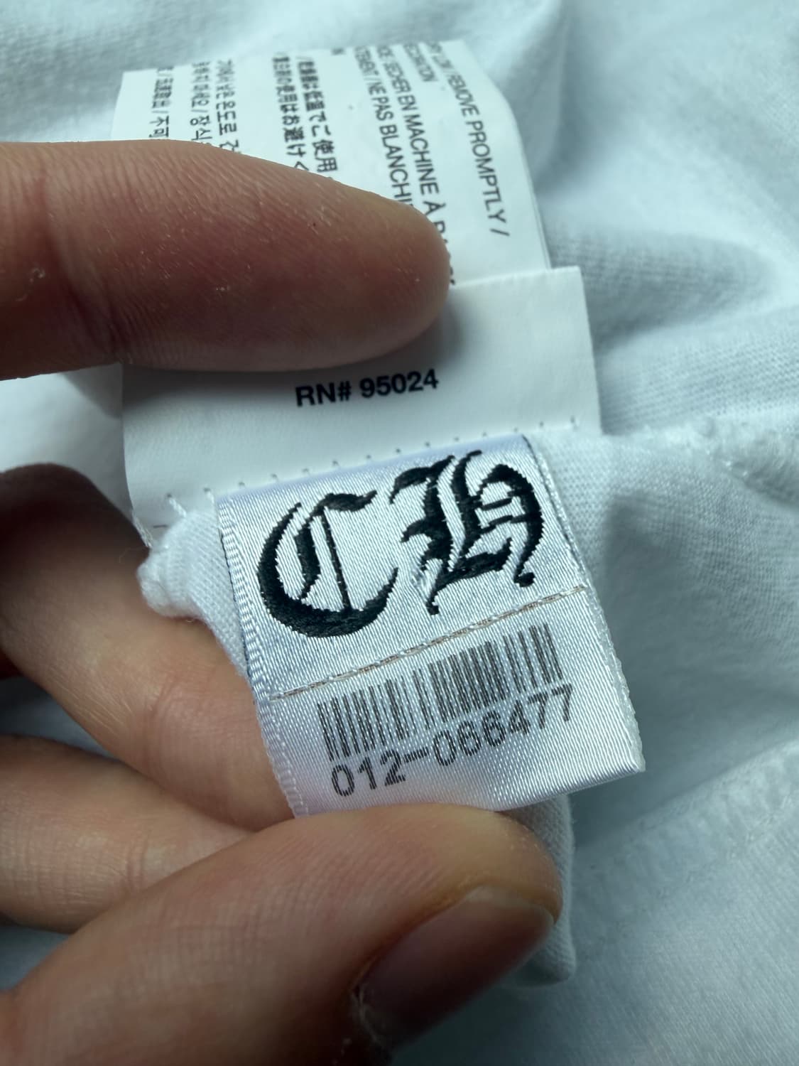 [M] 크롬하츠 ch플러스 로고 반팔 티셔츠 상품이미지4