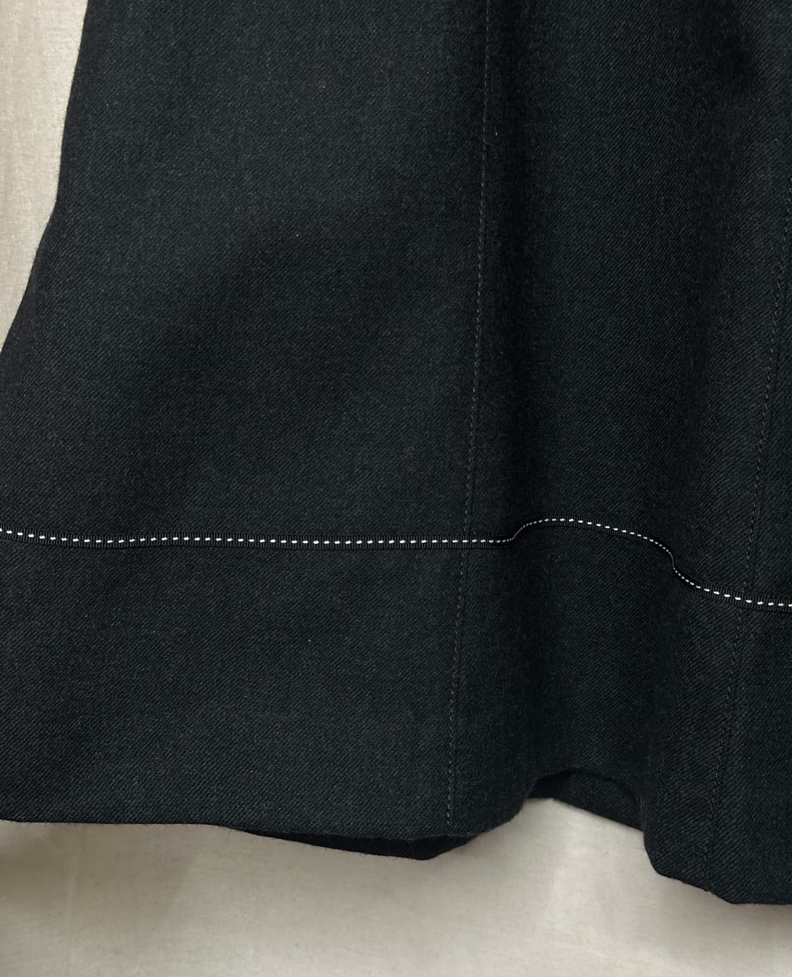 blanc basque stitch wool skirt 상품이미지4