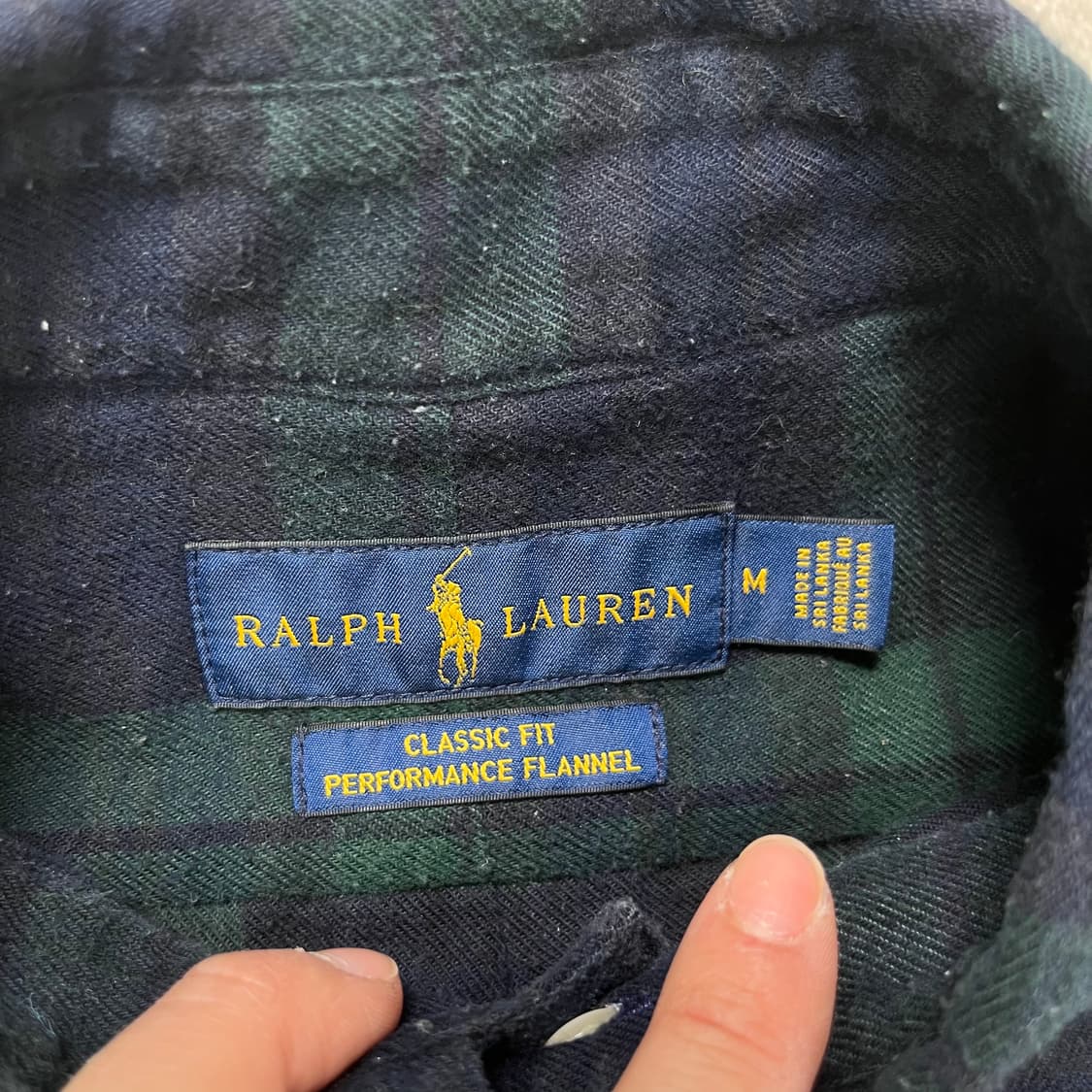 100 폴로 랄프로렌 빅포니 코튼 체크셔츠 상품이미지3