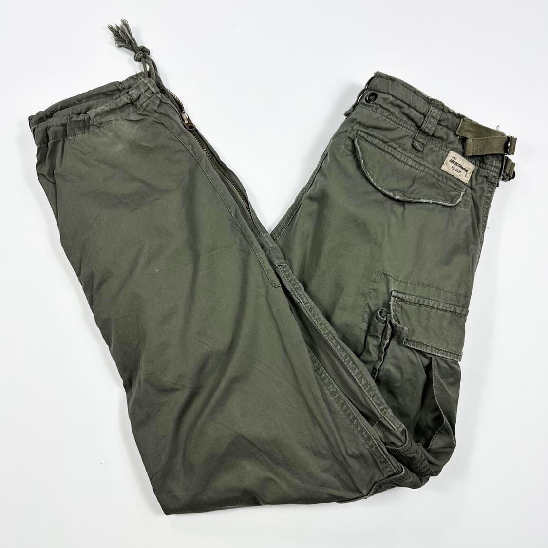 아베크롬비 카키 와이드 카고팬츠 (28인치 여성추천) 상품이미지2