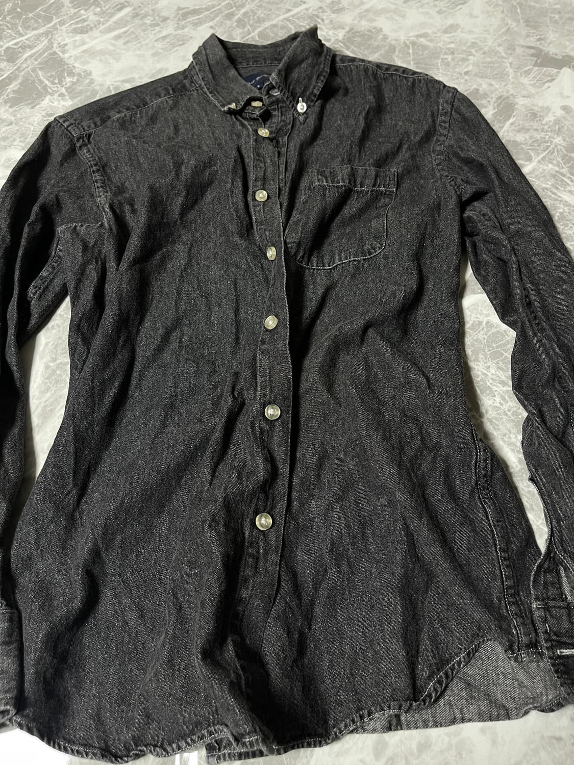 black denim shirts 상품이미지5
