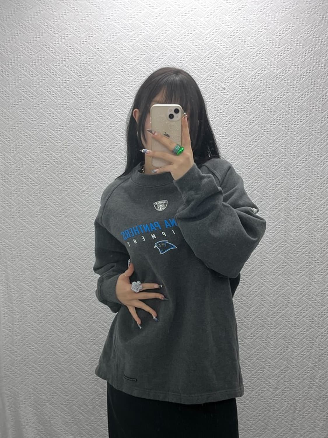 리복 NFL 어센틱 약기모 오버핏 스웻셔츠 맨투맨 105 C06311 상품이미지1