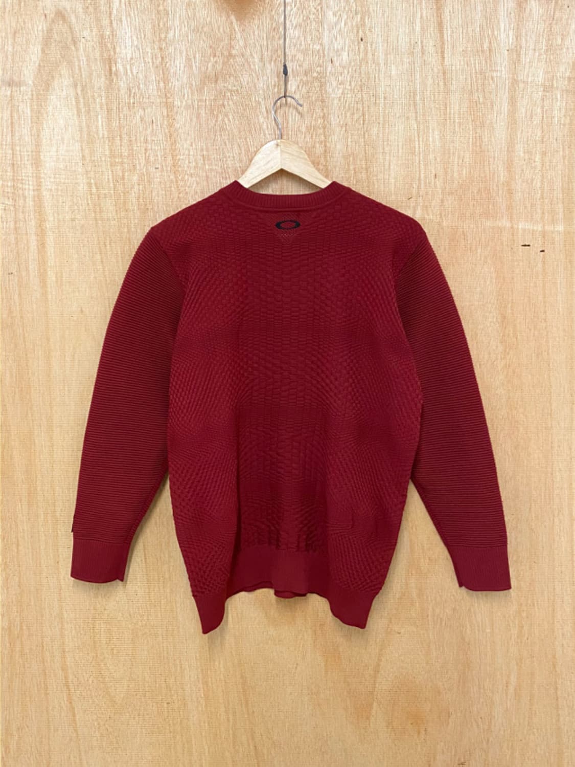 OAKLEY knit 오클리 기하학 플리츠 가공 니트 상품이미지3