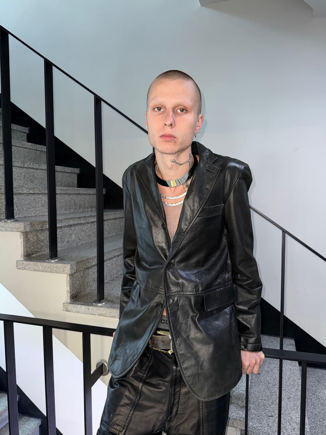 leather blazer 상품이미지2