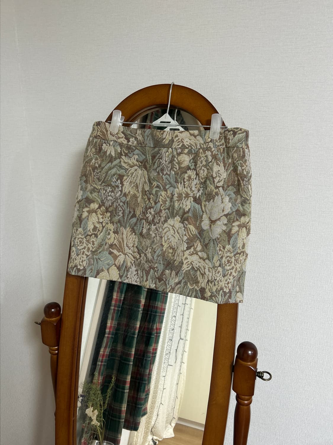 자카드 미니스커트 상품이미지1