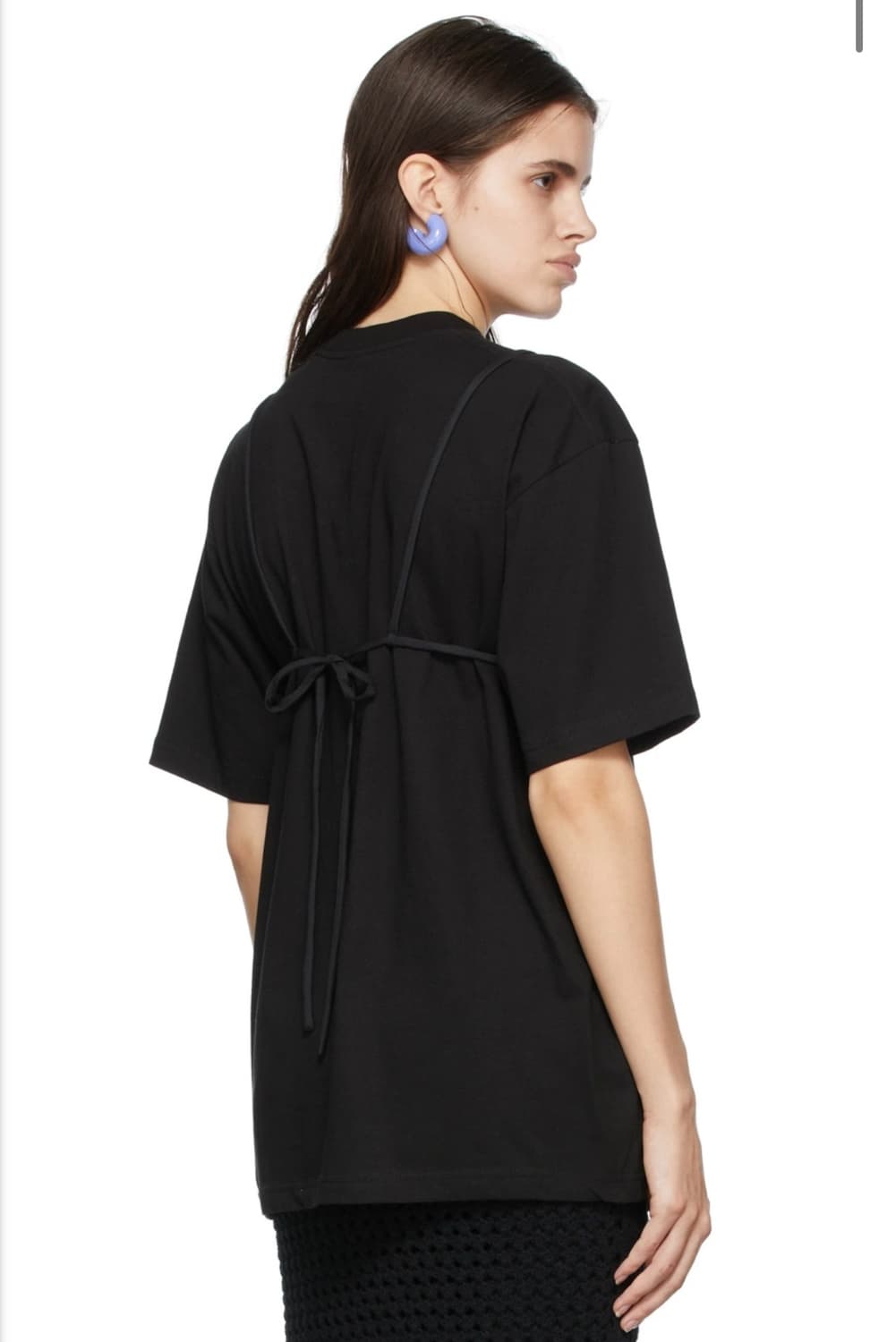 Pushbutton Frilled Bra Point T-Shirt w 상품이미지2