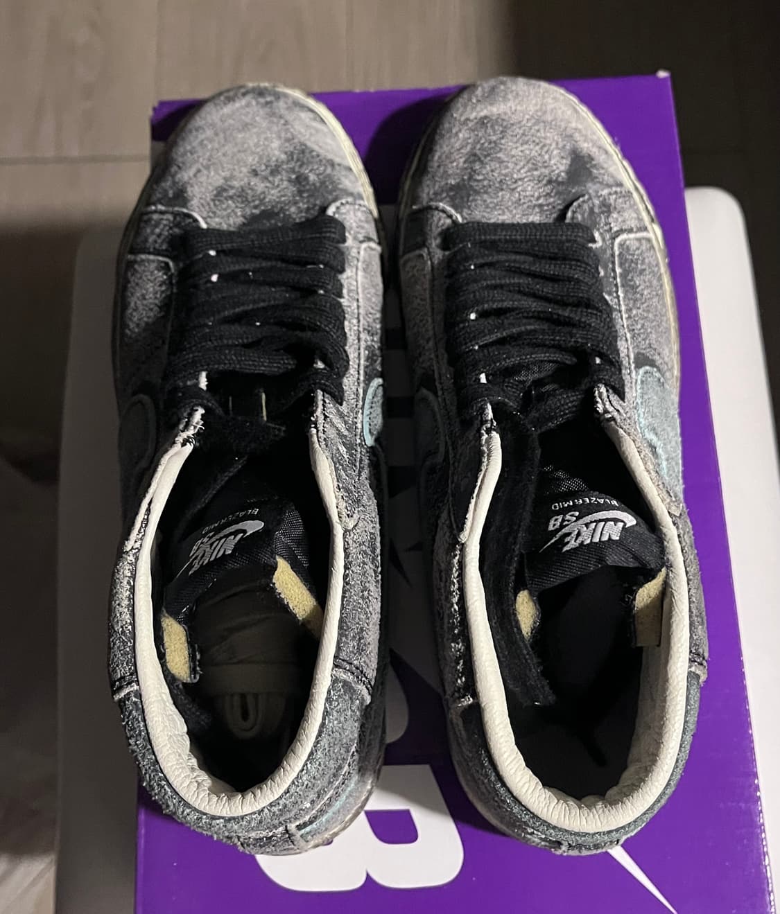 nike SB zoom blazer mid faded black 250 상품이미지4