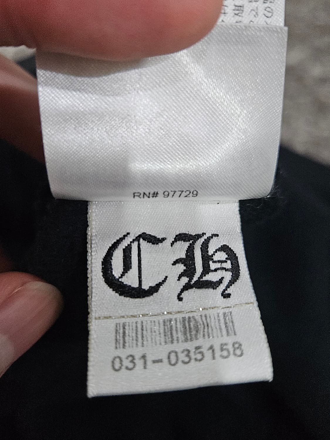 (정품)크롬하츠 홀스슈 플로랄 후드 L 판매합니다! 상품이미지3