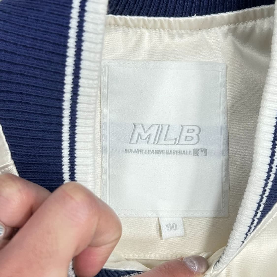 MLB 타이거 자수 블루종 v0893 상품이미지8