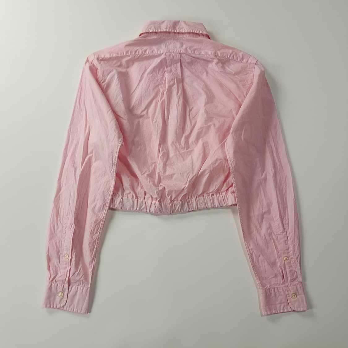 CK333 FREE 폴로 00s 핑크 크롭 셔츠 자켓 상품이미지5