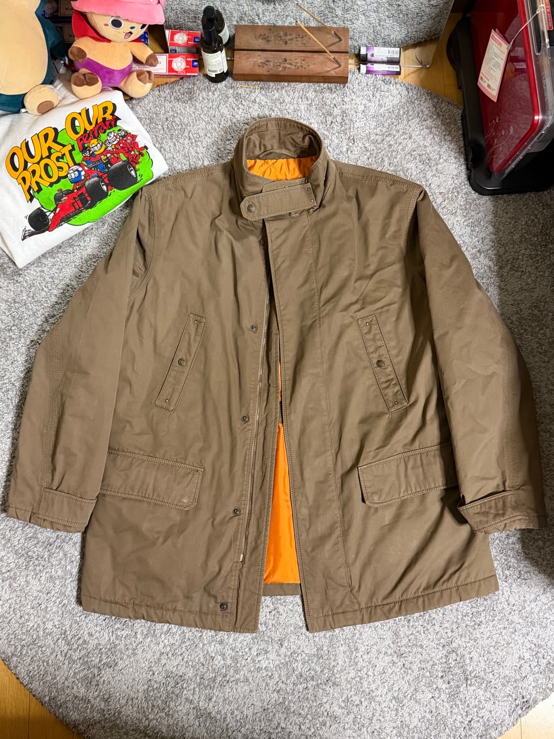 헨리코튼 가먼트다잉 코튼 카코트 상품이미지2