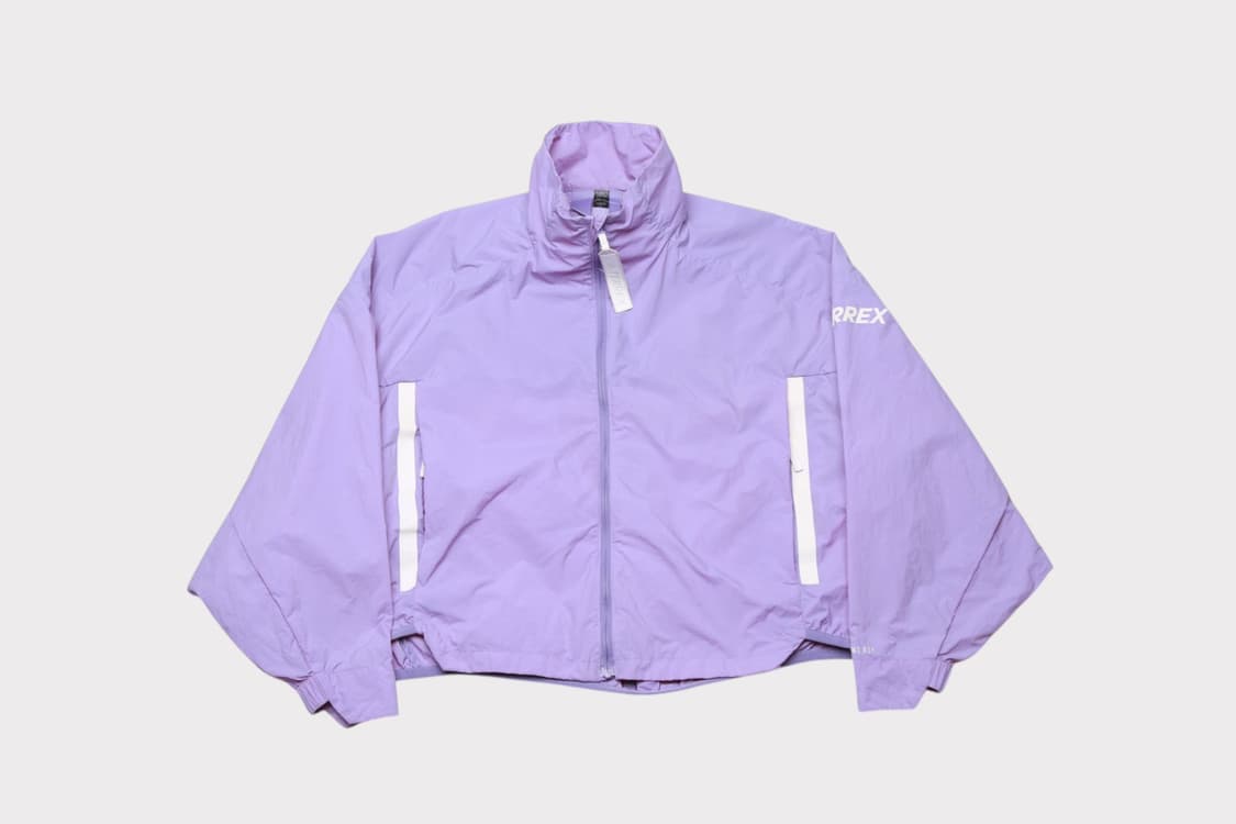 [여성 M] 아디다스 퍼플 테렉스 마이쉘터 크롭 바람막이 자켓 상품이미지1